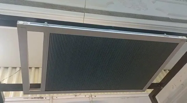 Manual skylight shade demonstration